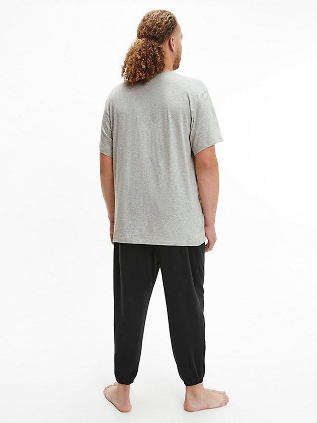 Black Calvin Klein 3 Pack - Cotton Classics Men T-Shirt | KYLF-01596