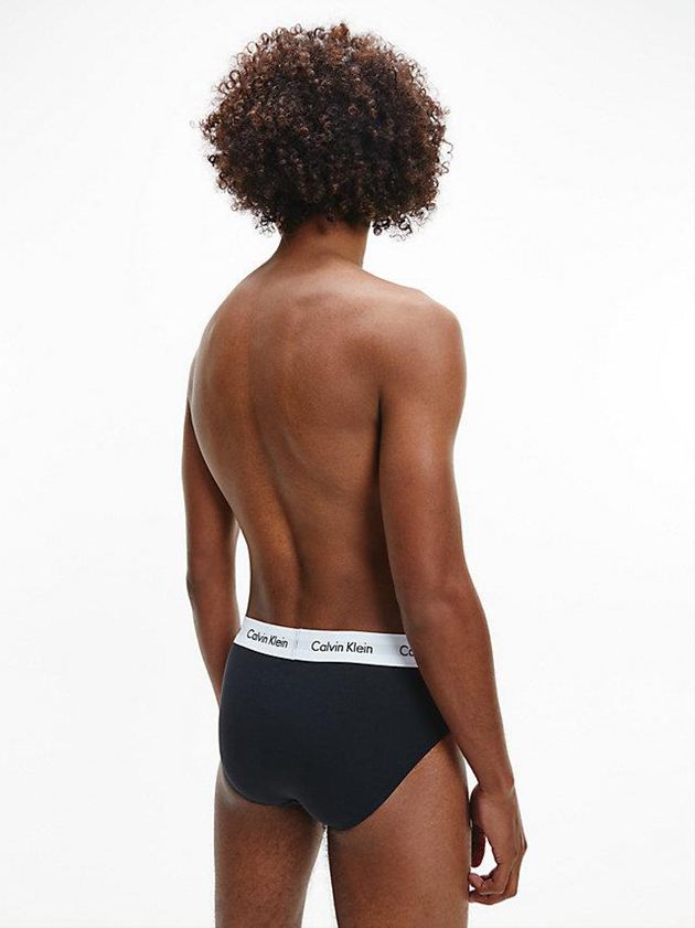 Black Calvin Klein 3 Pack - Cotton Stretch Men Briefs | IRSQ-75913