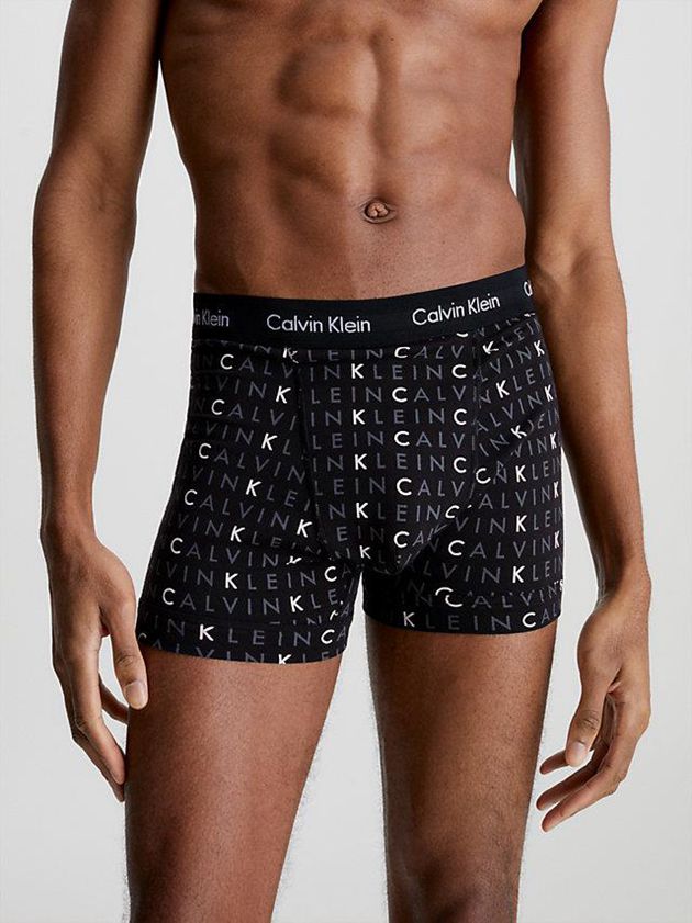 Black Calvin Klein 3 Pack - Cotton Stretch Men Briefs | NWXG-96214