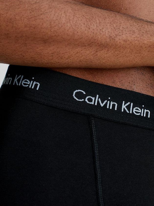Black Calvin Klein 3 Pack - Cotton Stretch Men Briefs | NWXG-96214