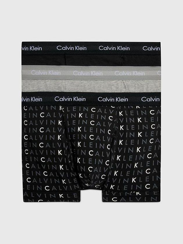 Black Calvin Klein 3 Pack - Cotton Stretch Men Briefs | NWXG-96214