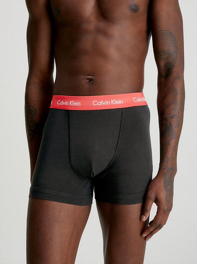Black Calvin Klein 3 Pack - Cotton Stretch Men Briefs | BTVK-83271