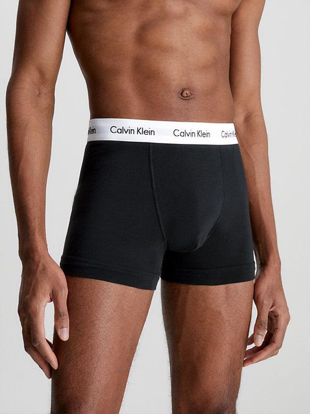 Black Calvin Klein 3 Pack - Cotton Stretch Men Briefs | ZAYV-87401