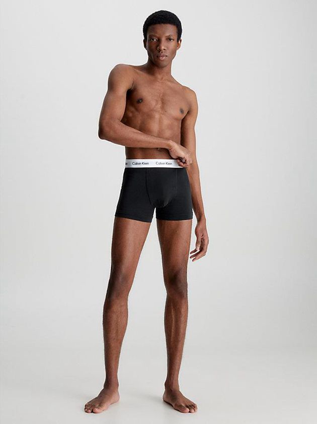 Black Calvin Klein 3 Pack - Cotton Stretch Men Briefs | ZAYV-87401