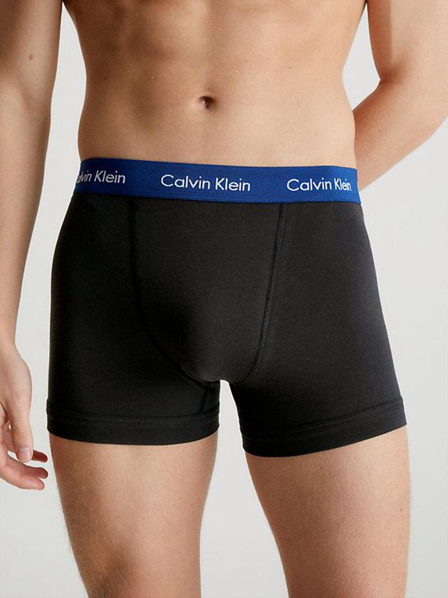 Black Calvin Klein 3 Pack - Cotton Stretch Men Briefs | ZKGR-89567