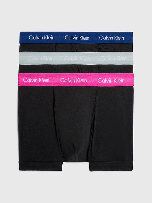 Black Calvin Klein 3 Pack - Cotton Stretch Men Briefs | ZKGR-89567
