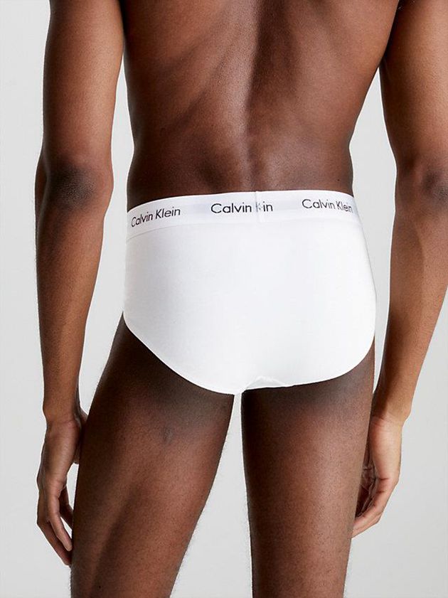 Black Calvin Klein 3 Pack - Cotton Stretch Men Briefs | JQUT-12638