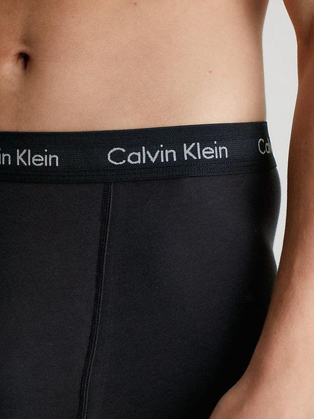 Black Calvin Klein 3 Pack - Cotton Stretch Men Briefs | FHJU-83124