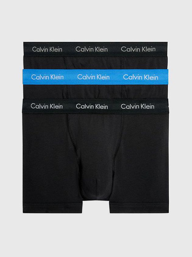 Black Calvin Klein 3 Pack - Cotton Stretch Men Briefs | FHJU-83124