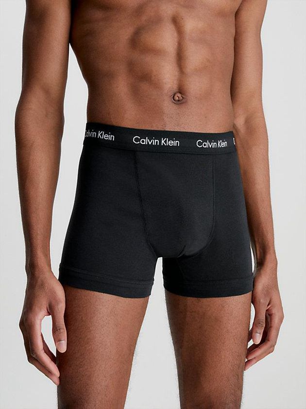 Black Calvin Klein 3 Pack - Cotton Stretch Men Briefs | RGFT-91657