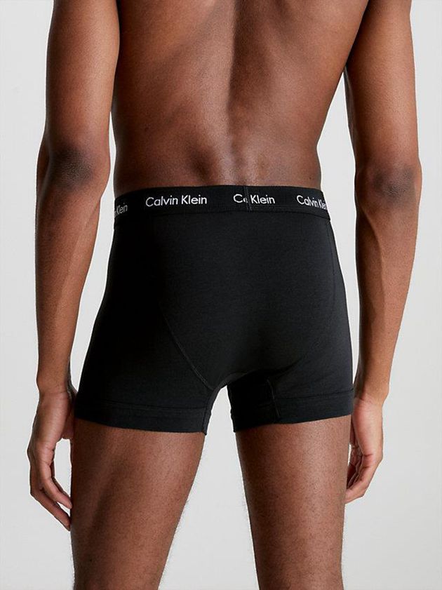 Black Calvin Klein 3 Pack - Cotton Stretch Men Briefs | RGFT-91657