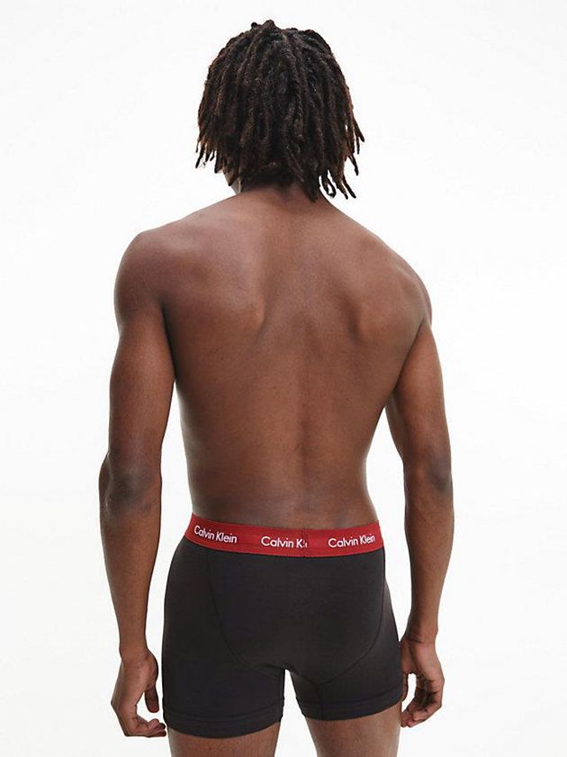 Black Calvin Klein 3 Pack - Cotton Stretch Men Briefs | LWVC-36049