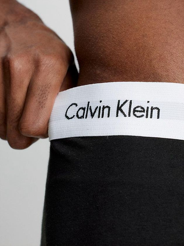 Black Calvin Klein 3 Pack - Cotton Stretch Men Briefs | QWFU-72483