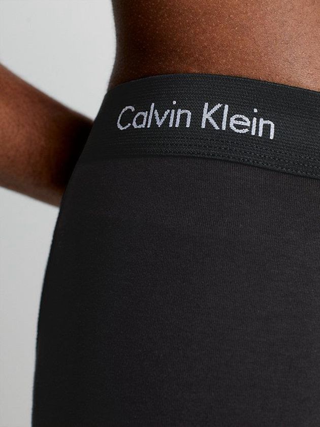 Black Calvin Klein 3 Pack - Cotton Stretch Men Briefs | JABT-10694