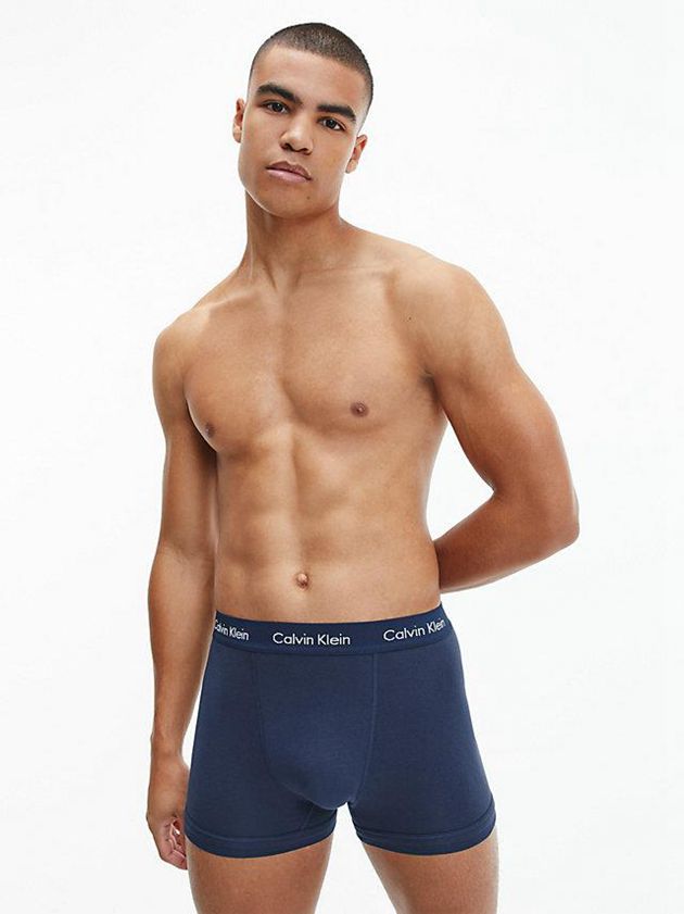 Black Calvin Klein 3 Pack - Cotton Stretch Men Briefs | JABT-10694
