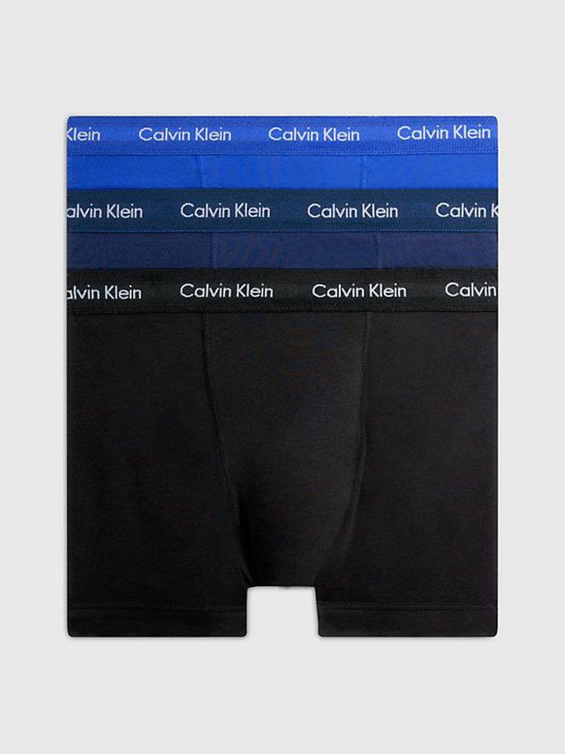 Black Calvin Klein 3 Pack - Cotton Stretch Men Briefs | JABT-10694
