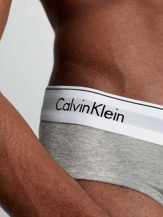 Black Calvin Klein 3 Pack - Modern Cotton Men Briefs | FMWO-67901