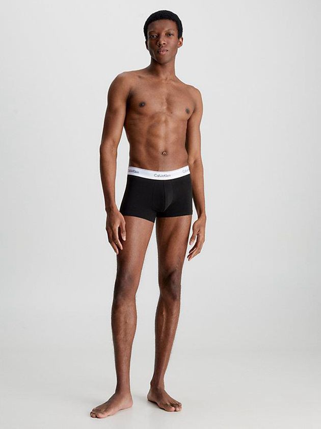 Black Calvin Klein 3 Pack - Modern Cotton Men Briefs | TVXR-06275