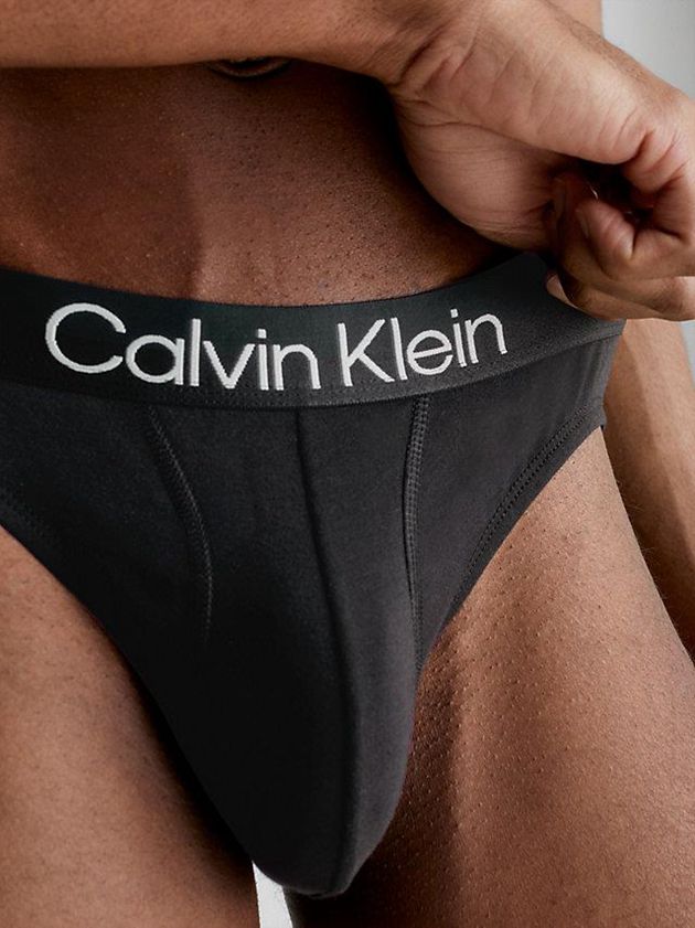Black Calvin Klein 3 Pack - Modern Structure Men Briefs | BRED-98430