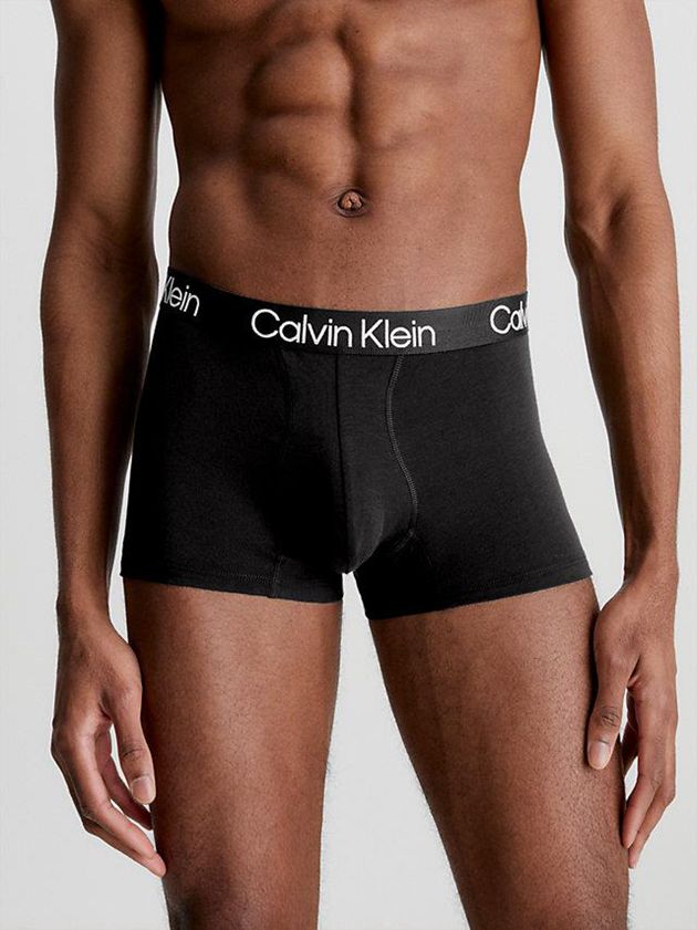 Black Calvin Klein 3 Pack - Modern Structure Men Briefs | YKVF-82103