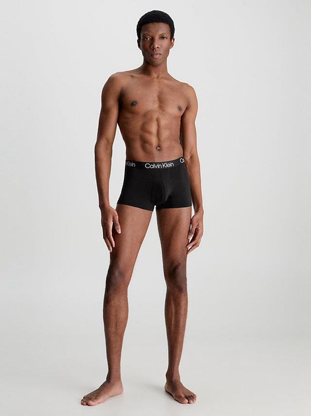 Black Calvin Klein 3 Pack - Modern Structure Men Briefs | YKVF-82103