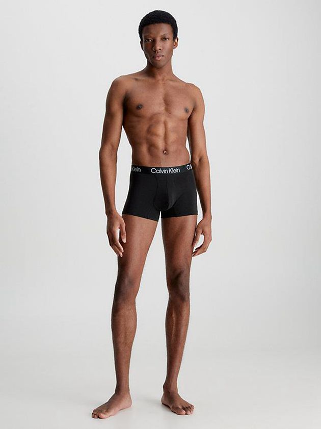 Black Calvin Klein 3 Pack - Modern Structure Men Briefs | ACEB-76984