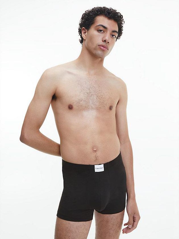 Black Calvin Klein 3 Pack - Pure Cotton Men Briefs | CYSA-02791