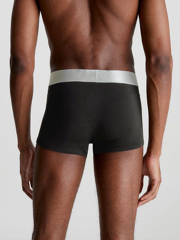 Black Calvin Klein 3 Pack - Steel Cotton Men Briefs | CMFR-39671