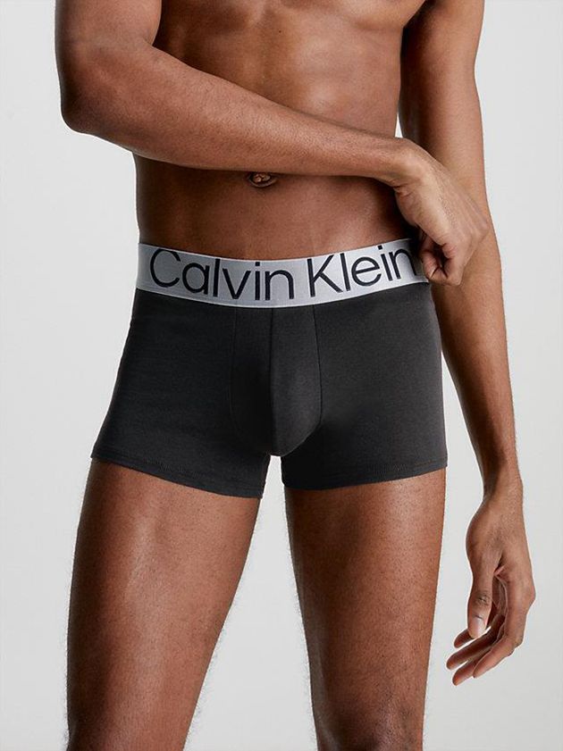 Black Calvin Klein 3 Pack - Steel Cotton Men Briefs | DIRZ-61208