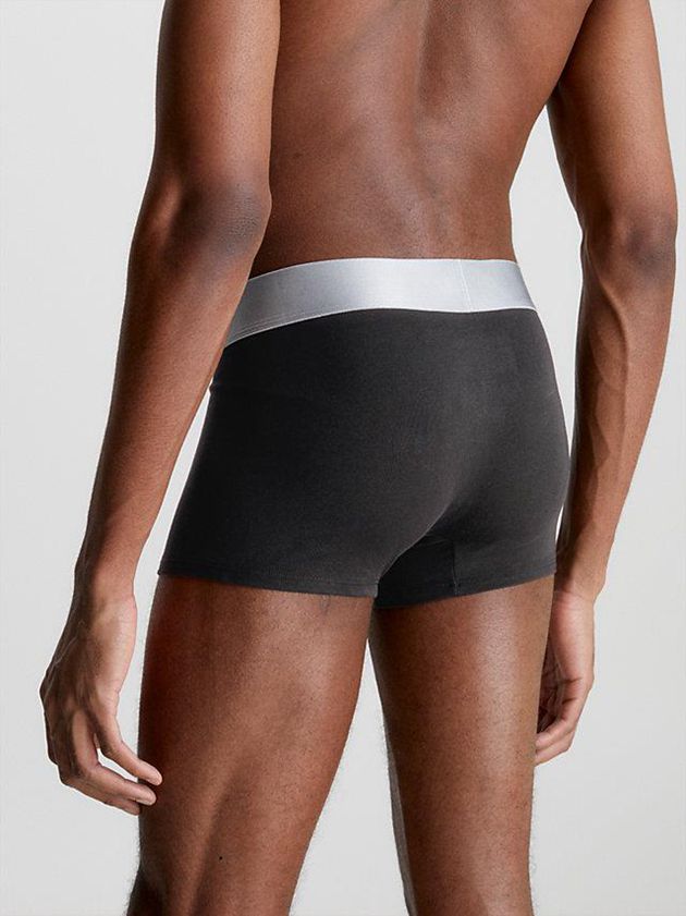 Black Calvin Klein 3 Pack - Steel Cotton Men Briefs | DIRZ-61208