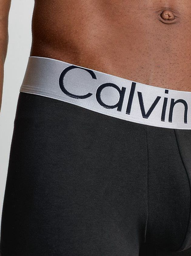 Black Calvin Klein 3 Pack - Steel Cotton Men Briefs | DIRZ-61208