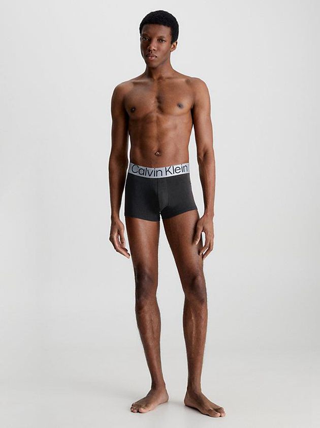 Black Calvin Klein 3 Pack - Steel Cotton Men Briefs | DIRZ-61208