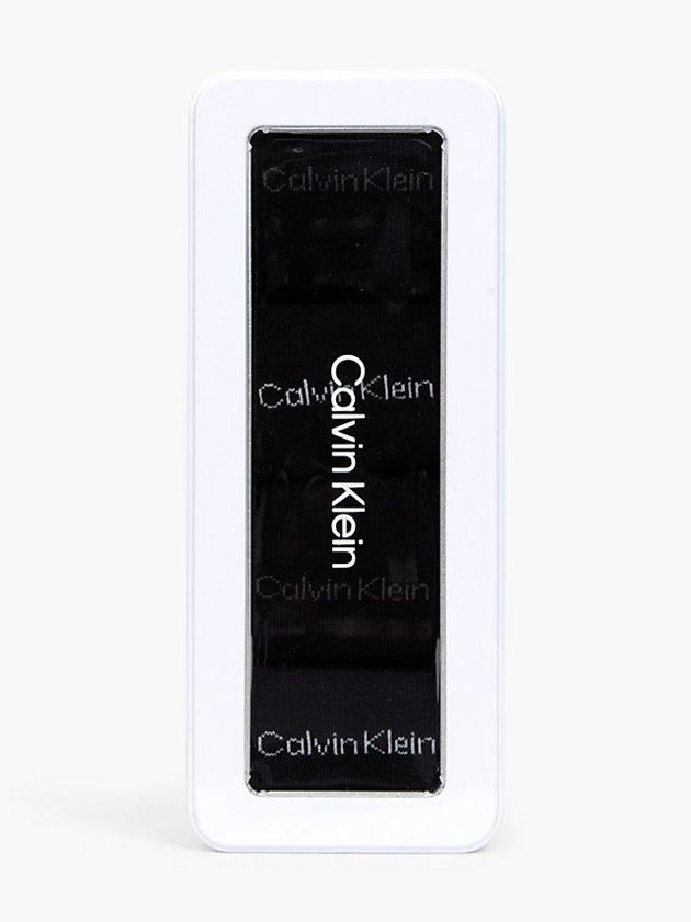 Black Calvin Klein 4 Pack Crew Gift Set Men Socks | ZTUJ-89643