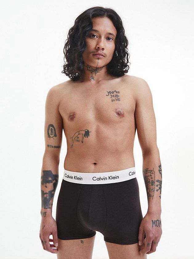 Black Calvin Klein 5 Pack Low Rise Men Briefs | PJMK-03684