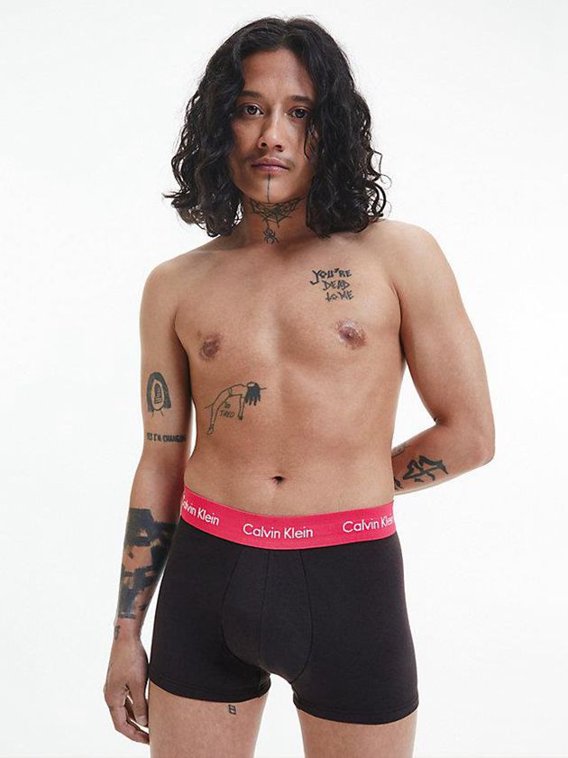 Black Calvin Klein 5 Pack Low Rise Men Briefs | PJMK-03684