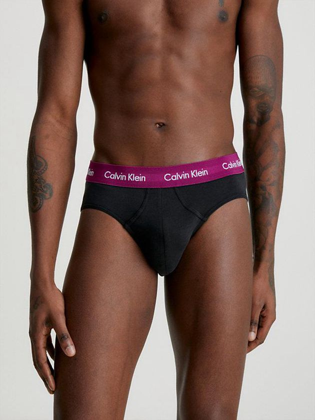Black Calvin Klein 5 Pack Men Briefs | NKEQ-48260