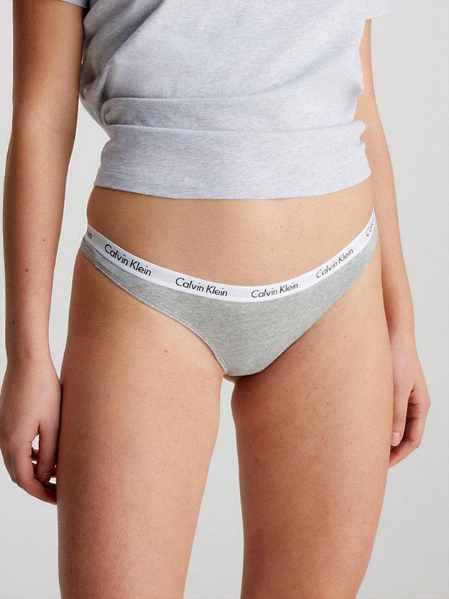 Black Calvin Klein 5 Pack - Carousel Women Thong | JCWO-80491