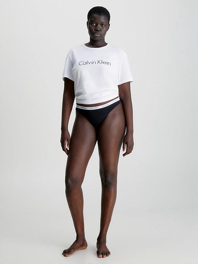 Black Calvin Klein 5 Pack - Carousel Women Thong | JCWO-80491