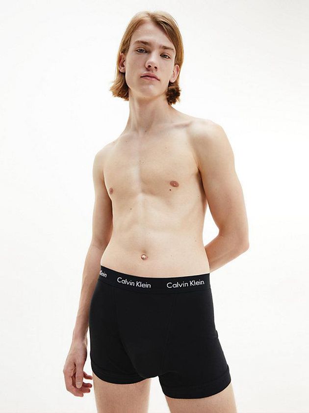 Black Calvin Klein 5 Pack - Cotton Stretch Men Briefs | JZQK-51839