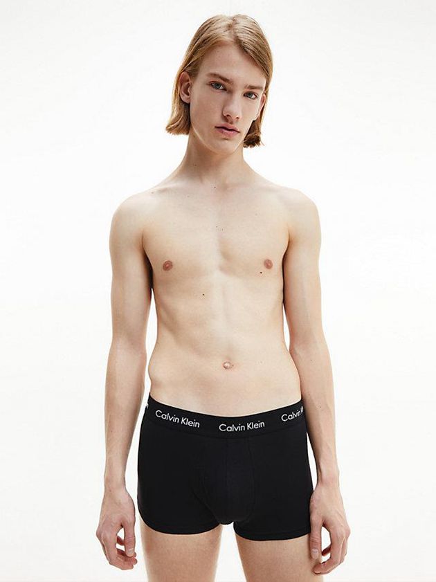 Black Calvin Klein 5 Pack - Cotton Stretch Men Briefs | FKBW-90428