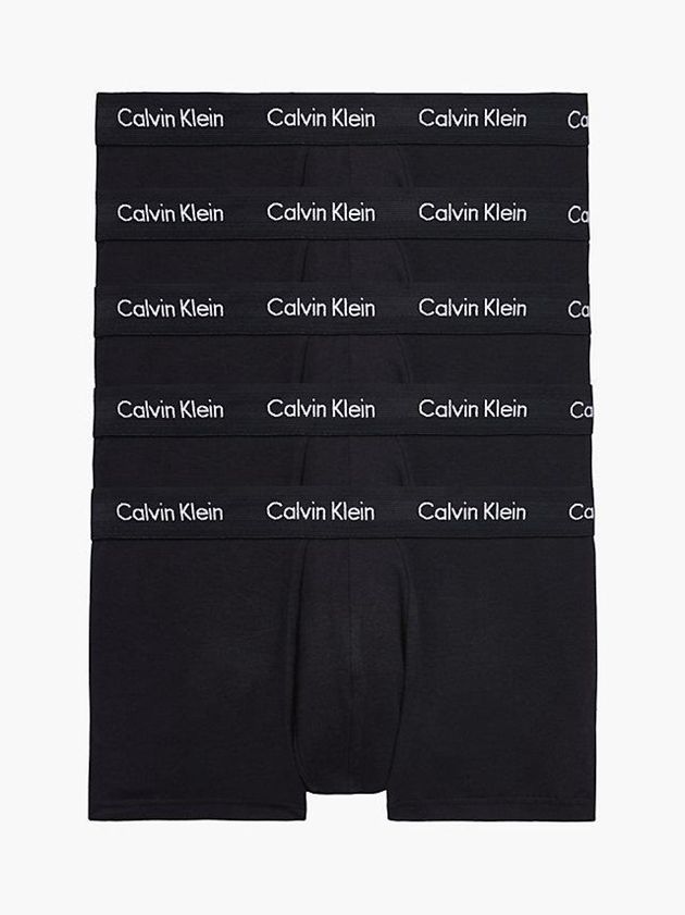 Black Calvin Klein 5 Pack - Cotton Stretch Men Briefs | FKBW-90428