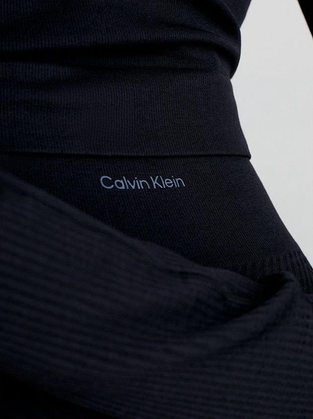 Black Calvin Klein 7/8 Gym Women Leggings | ETAC-72315