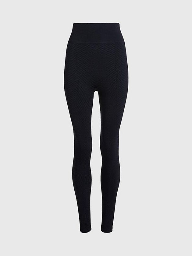 Black Calvin Klein 7/8 Gym Women Leggings | ETAC-72315