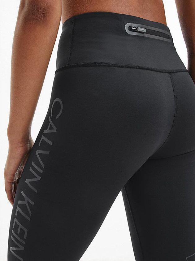 Black Calvin Klein 7/8 Gym Women Leggings | AURZ-19852