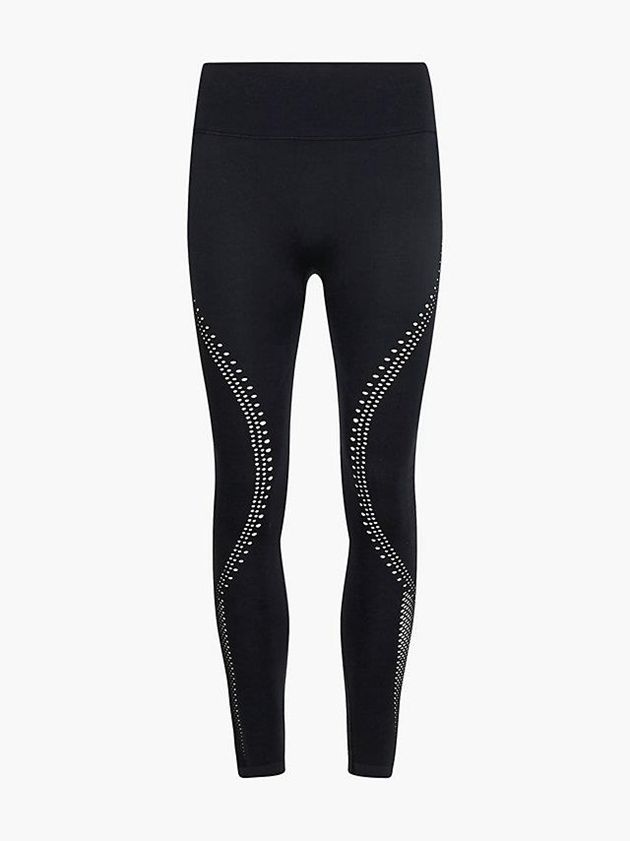 Black Calvin Klein 7/8 Gym Women Leggings | MXAI-27963