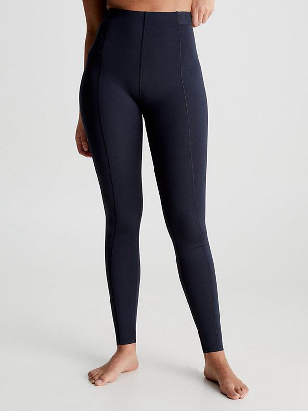 Black Calvin Klein 7/8 Pocket Gym Women Leggings | PZXM-87491