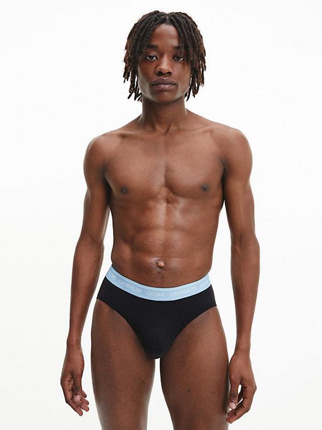 Black Calvin Klein 7 Pack - CK One Men Briefs | LQAI-96023