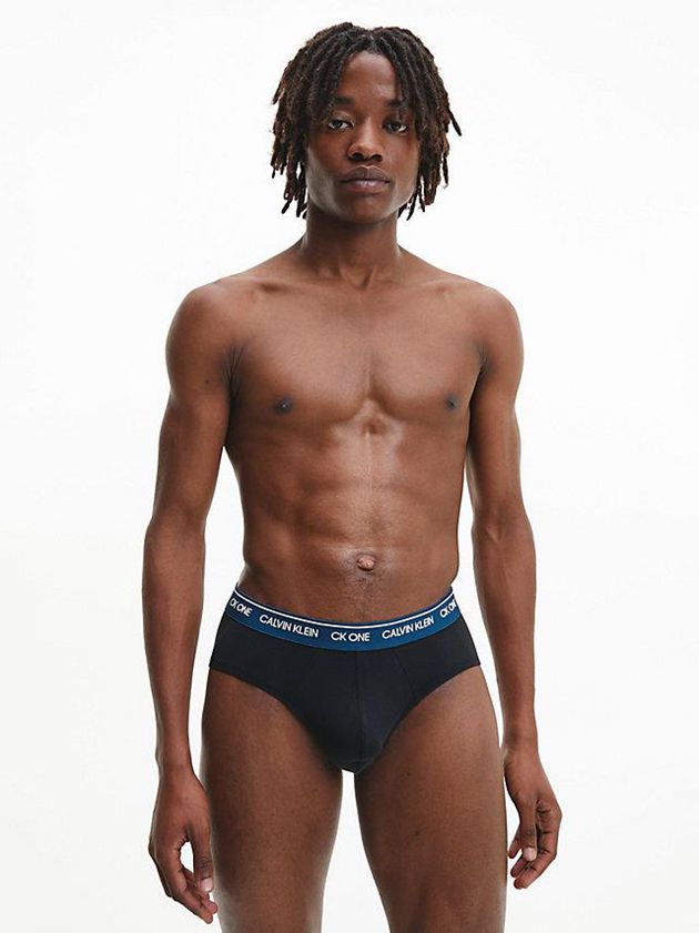Black Calvin Klein 7 Pack - CK One Men Briefs | LQAI-96023
