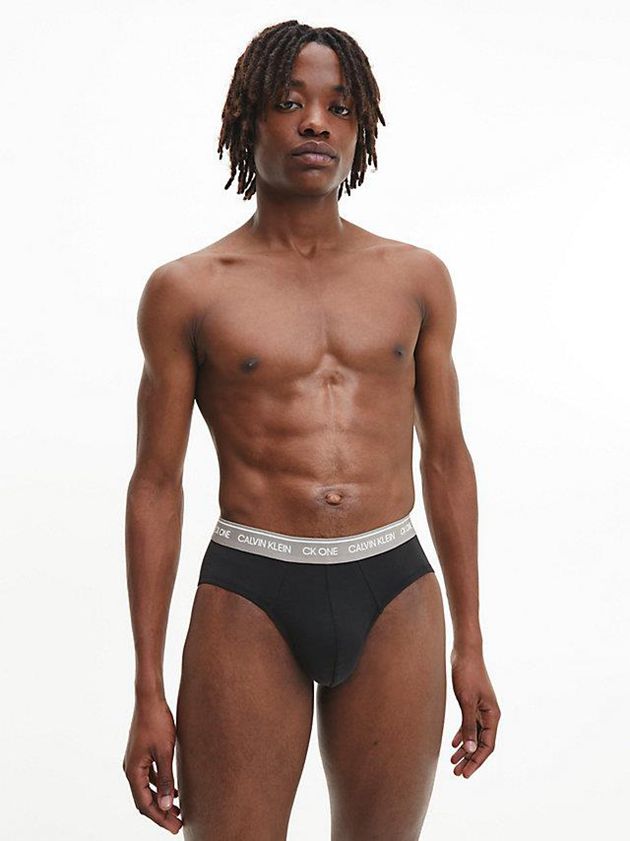 Black Calvin Klein 7 Pack - CK One Men Briefs | LQAI-96023