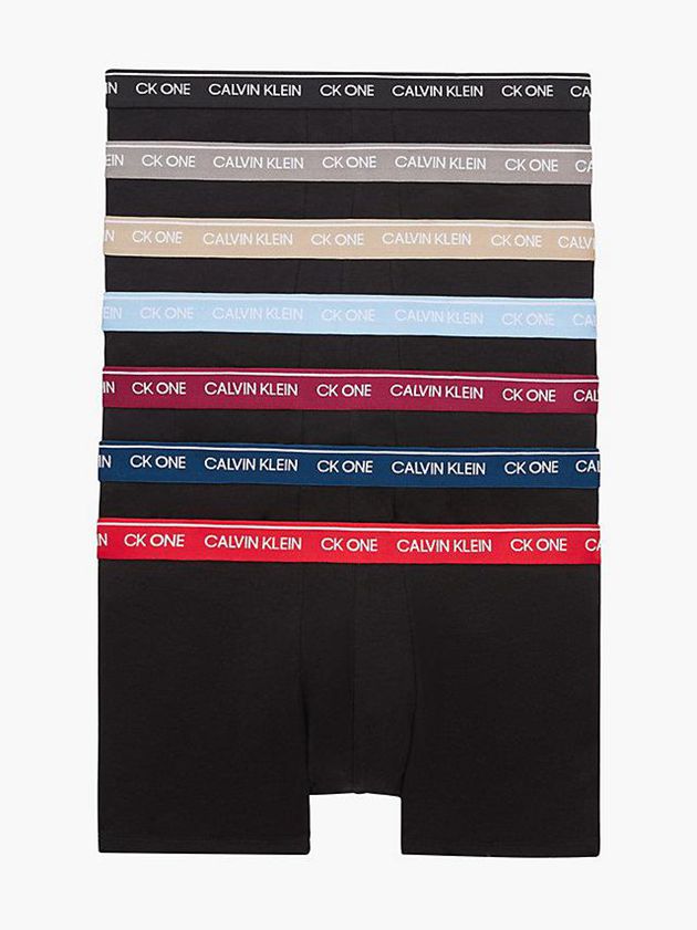 Black Calvin Klein 7 Pack - CK One Men Briefs | FZXN-78326